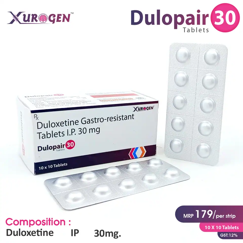 Duloxetine 30mg Tablet at Best Price in PCD Medical Pharma for Depression & Anxiety Treatment